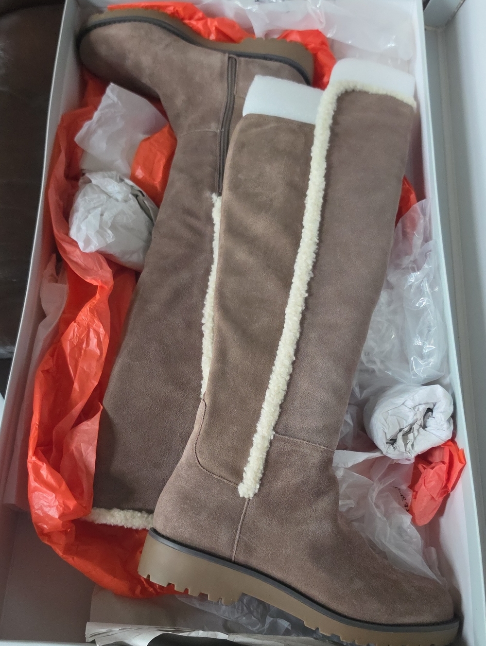 Sole Society Warm Knee High Boots